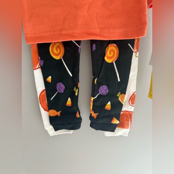 Carters Halloween Ghost Pumpkin Fall Pajama Matching Sets SZ 18M New 100% Cotton - Picture 3 of 8